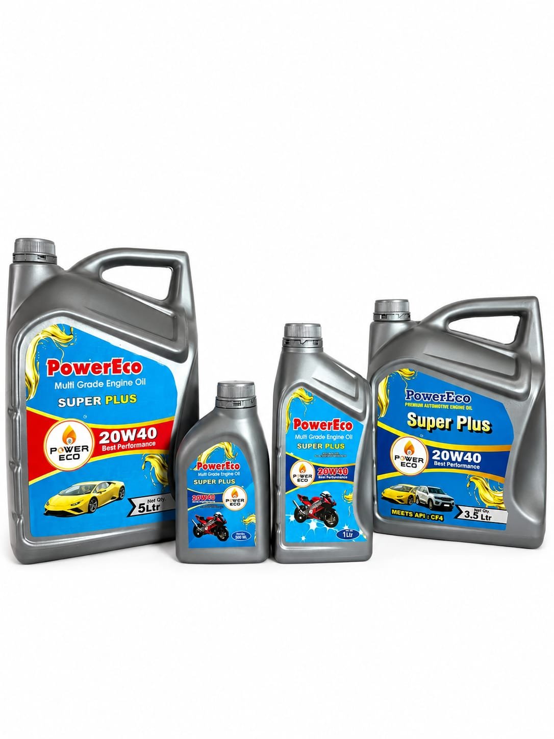 PowerEco 20W-40  Super Plus Motorcycle Oil